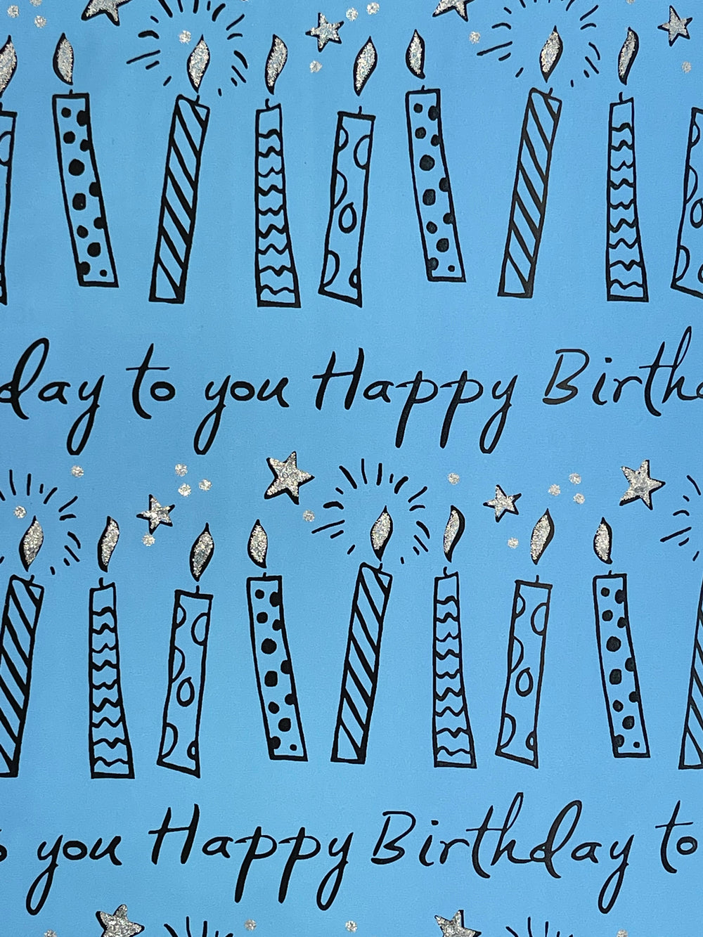 Load image into Gallery viewer, Birthday Candles Wrapping Paper