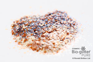 Loose Cosmetic Bioglitter EU Micro-plastic legislation compliant bundle (M - L sizes)