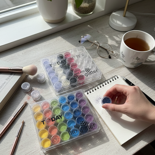 Cosmetic Bioglitter™ PURE V1 Opaque – Full Collection Sampler Kit