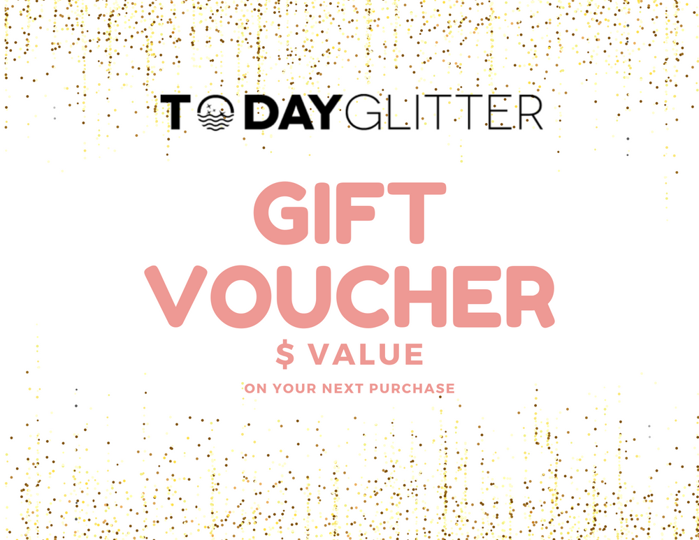 Load image into Gallery viewer, TODAY GLITTER GIFT CARD