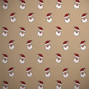 Eco Wrapping Paper - From Santa (2 Colour Options) - Wrinkle and Crease  Paper Products