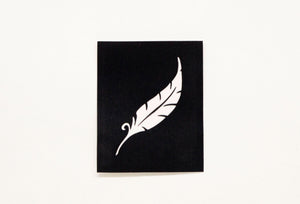 HD Stencils Feather