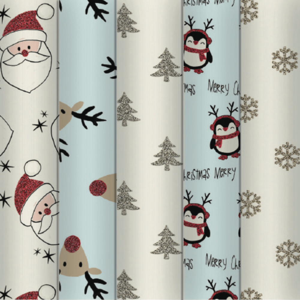 Cargar imagen en el visor de la galería, Holiday Bundle Wrapping Paper