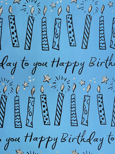 Birthday Candles Wrapping Paper
