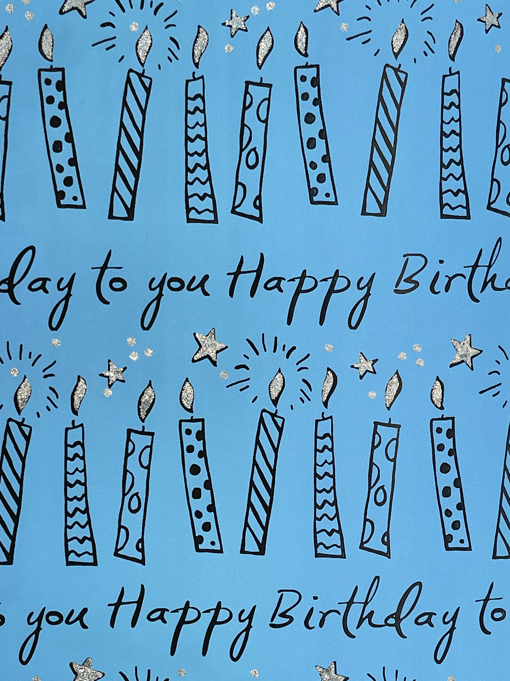 Load image into Gallery viewer, Birthday Candles Wrapping Paper