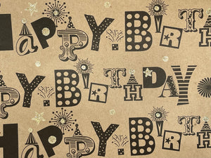 Happy Birthday Wrapping Paper