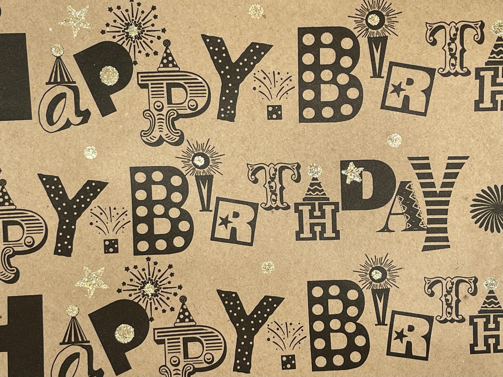 Load image into Gallery viewer, Happy Birthday Wrapping Paper