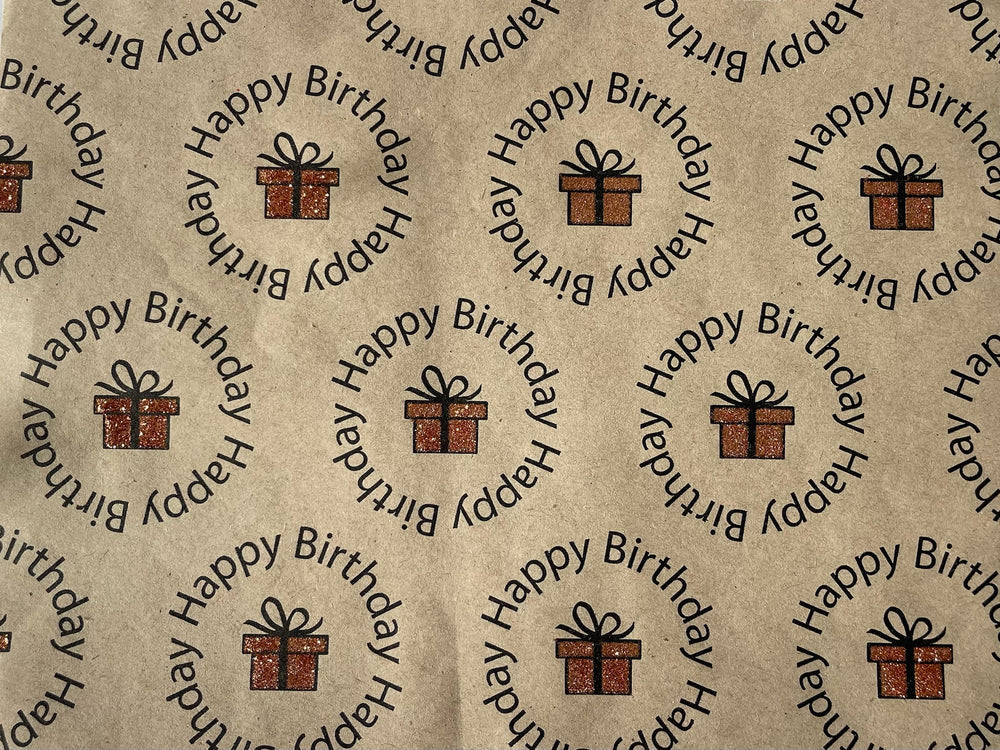 Load image into Gallery viewer, Happy Birthday Gift Wrapping Paper