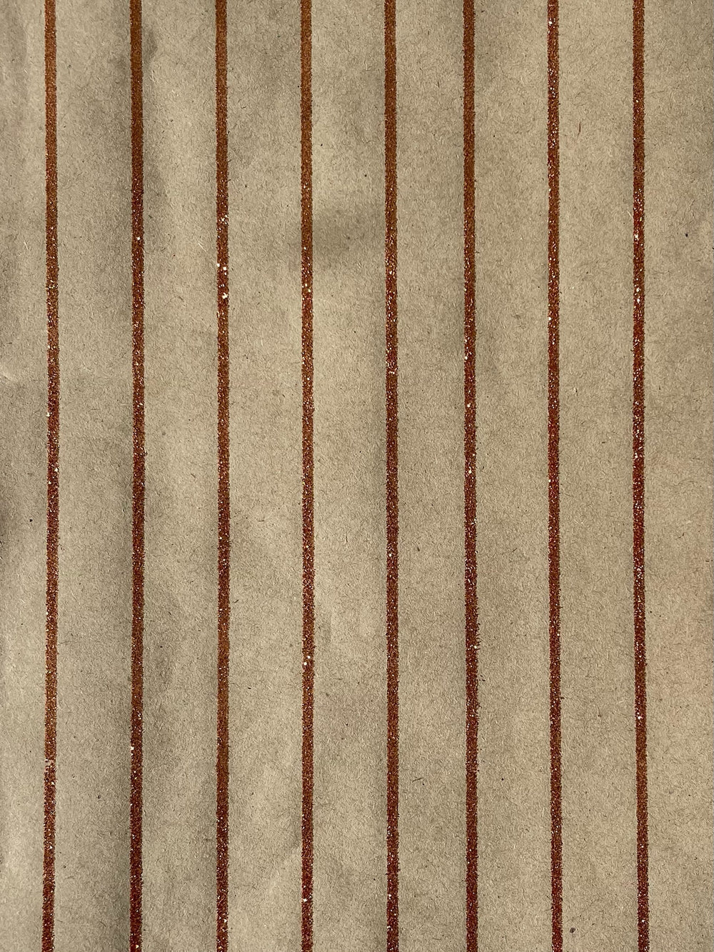 Load image into Gallery viewer, Metallic Copper stripes Wrapping Paper