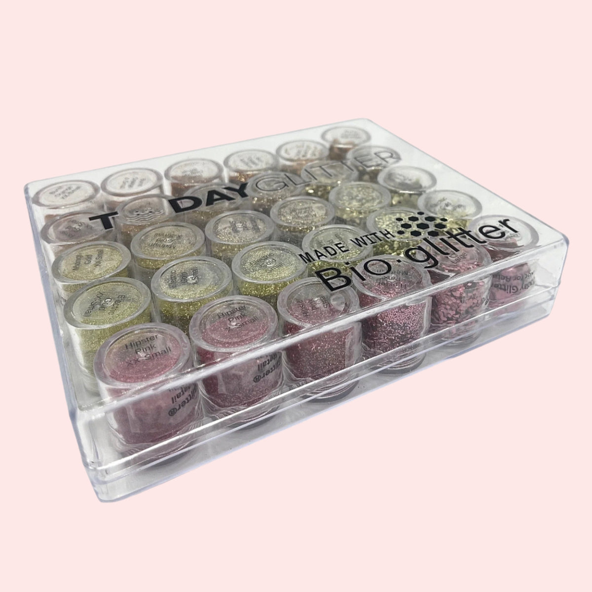 PURE V1 Opaque Bioglitter – Full Collection Sampler Kit – Today Glitter
