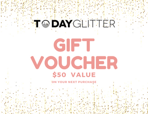 TODAY GLITTER GIFT CARD